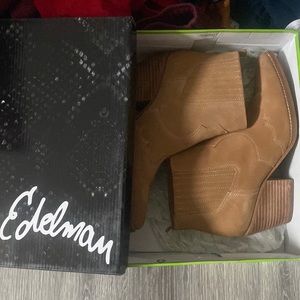 Sam Edelman Winona camel suede boots. Gently worn
